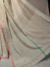 Load image into Gallery viewer, KUNDAL KHADI DOBBY BOOTI HANDWOVEN SAREE
