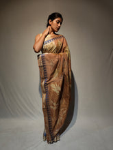 Load image into Gallery viewer, TEAKSI COTTON DOBBY ECO DYED HANDWOVEN SAREE