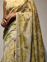 Load image into Gallery viewer, PRABHATI COTTON ECO PRINT HANDWOVEN SAREE