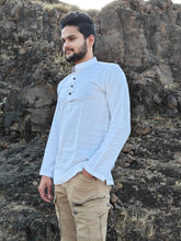 Load image into Gallery viewer, TWILL COTTON SHORT KURTA
