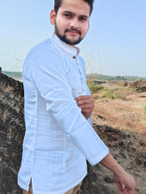 Load image into Gallery viewer, TWILL COTTON SHORT KURTA