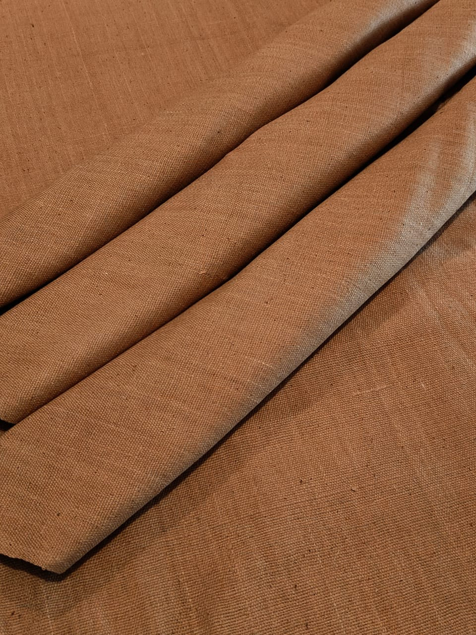 KHADI KUNDU BROWN FABRIC