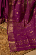 Load image into Gallery viewer, KALAWATI COTTON BEET ROOT BOOTI SAREE
