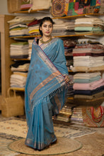 Load image into Gallery viewer, GAURI COTTON BOOTI FIROJI SAREE
