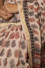 Load image into Gallery viewer, BAGHMATI 02 COTTON HAND BLOCK PRINT SAREE
