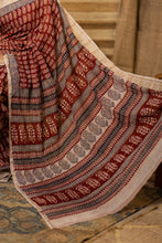 Load image into Gallery viewer, BAGHMATI 03 COTTON HAND BLOCK PRINT SAREE
