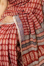 Load image into Gallery viewer, BAGHMATI 03 COTTON HAND BLOCK PRINT SAREE
