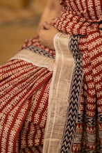 Load image into Gallery viewer, BAGHMATI 06 COTTON HAND BLOCK PRINT SAREE
