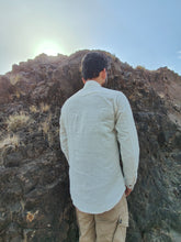 Load image into Gallery viewer, NATURAL BAMBOO WHITE FULL SLEEVE SHIRT
