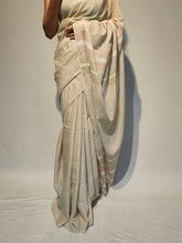 Load image into Gallery viewer, RAKS COTTON KHADI HANDWOVEN SAREE
