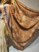 Load image into Gallery viewer, TEAKSI COTTON DOBBY ECO DYED HANDWOVEN SAREE
