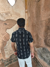 Load image into Gallery viewer, IKAT 11 COTTON GREY HALF SHIRT
