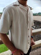 Load image into Gallery viewer, TWIL KHADI POLO COLLAR HALF SHIRT
