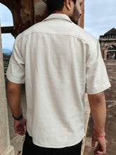 Load image into Gallery viewer, TWIL KHADI POLO COLLAR HALF SHIRT
