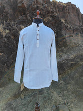 Load image into Gallery viewer, HANDLOOM TWIL COTTON SHORT KURTA
