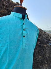Load image into Gallery viewer, HANDLOOM TWIL COTTON SHORT KURTA
