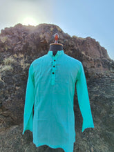 Load image into Gallery viewer, HANDLOOM TWIL COTTON SHORT KURTA
