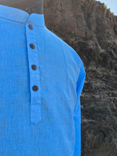 Load image into Gallery viewer, HANDLOOM TWIL COTTON SHORT KURTA
