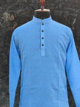 Load image into Gallery viewer, HANDLOOM TWIL COTTON SHORT KURTA
