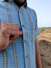 Load image into Gallery viewer, COTTON KHADI  HALF SHIRT
