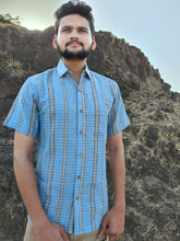 Load image into Gallery viewer, COTTON KHADI  HALF SHIRT
