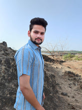 Load image into Gallery viewer, COTTON KHADI  HALF SHIRT
