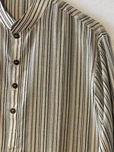 Load image into Gallery viewer, LKCK2 BLACK &amp; WHITE COTTON KHADI KURTA
