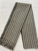 Load image into Gallery viewer, Steel grey &amp; white Cotton  linen
