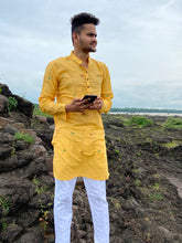 Load image into Gallery viewer, MANGO COTTON KHADI KURTA
